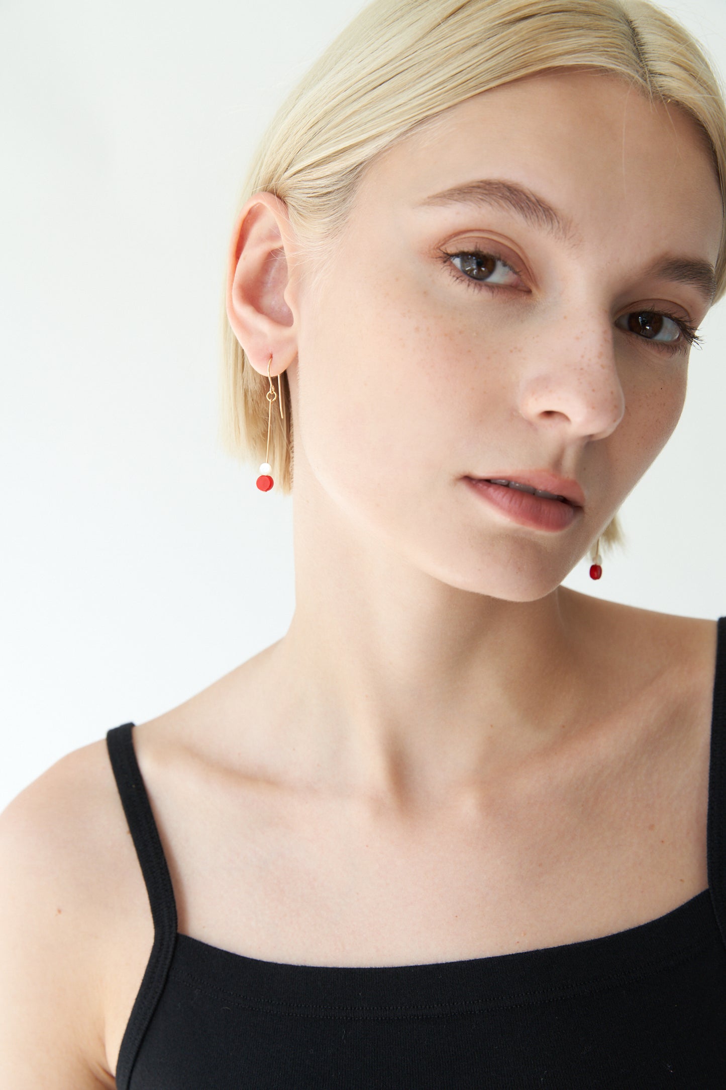 Ronni Kappos Mini Drop Earrings