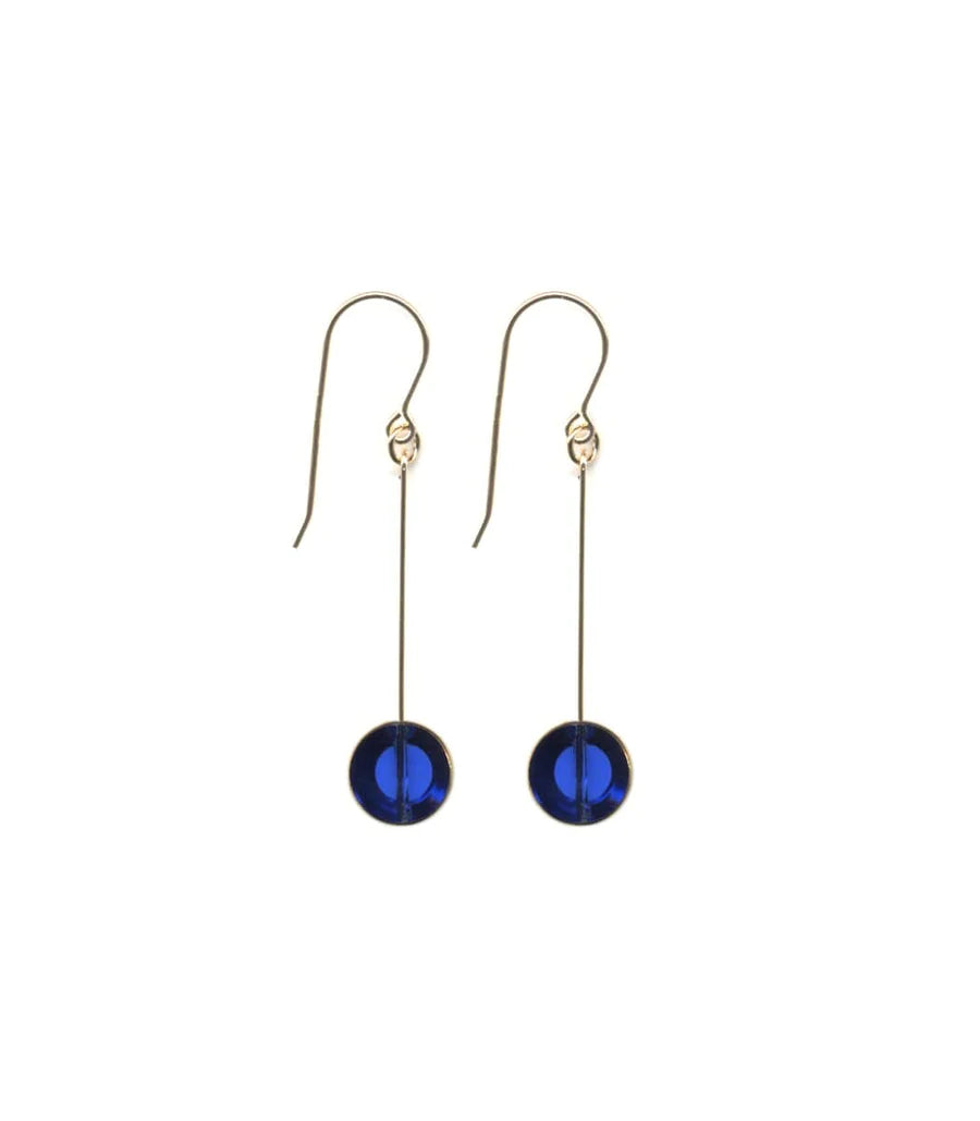 Ronni Kappos Translucent Circle Earrings