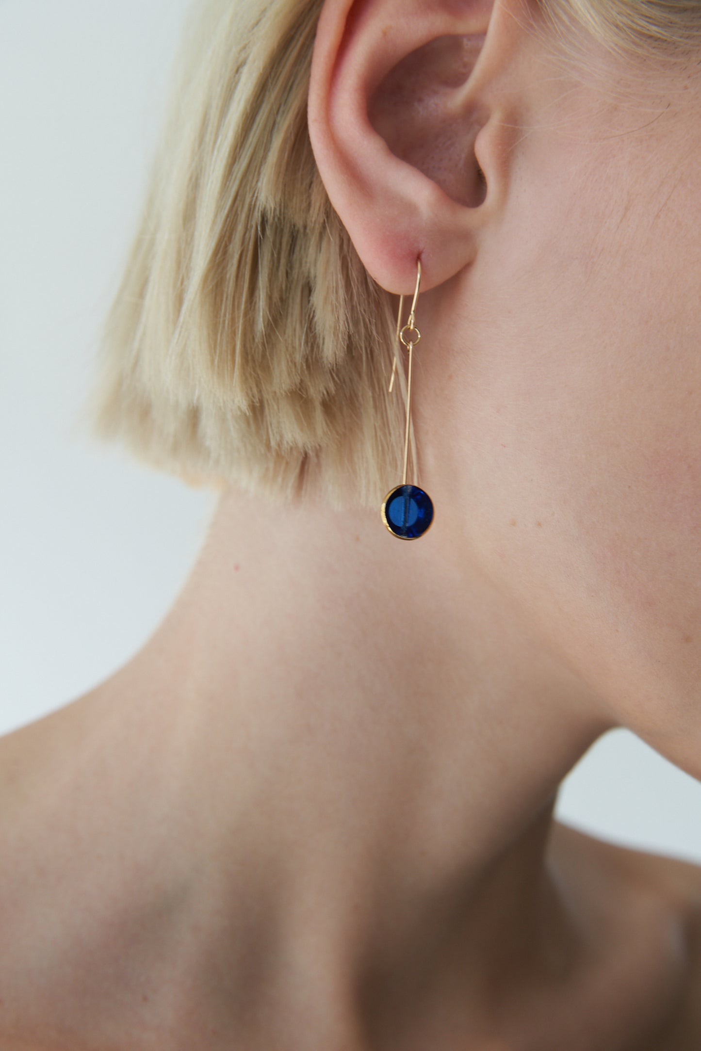 Ronni Kappos Translucent Circle Earrings