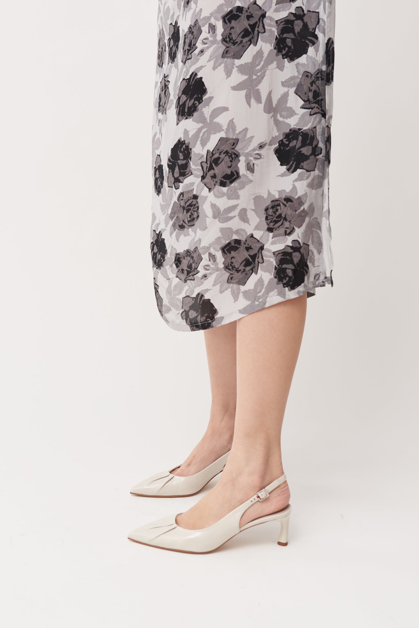 Halmanera Pointed Gathered Slingbacks