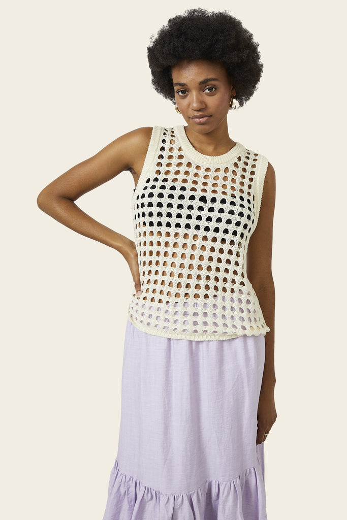 Find Me Now Mela Crochet Top