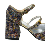 Suzanne Rae Double Strap Mary Jane Glitter