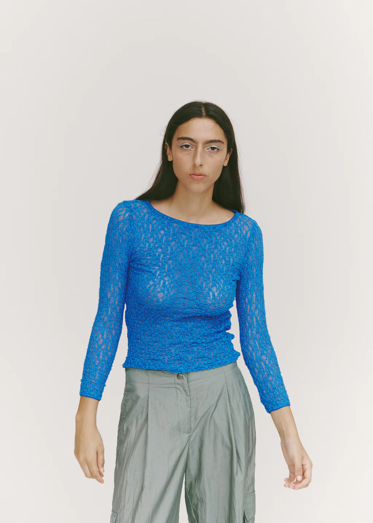 Permanent Vacation Impression Lace Top