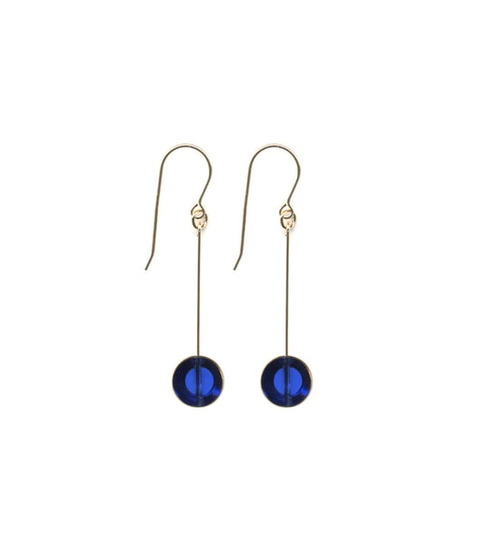 Ronni Kappos Translucent Circle Earrings