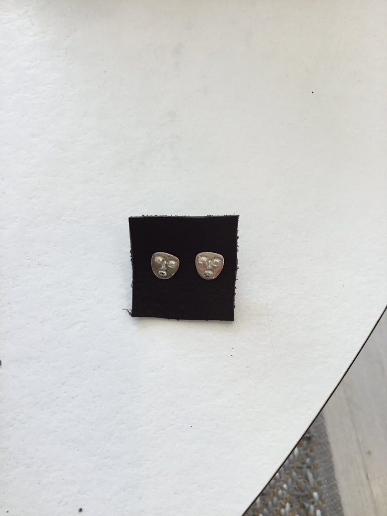 R. E. Elle- silver earrings