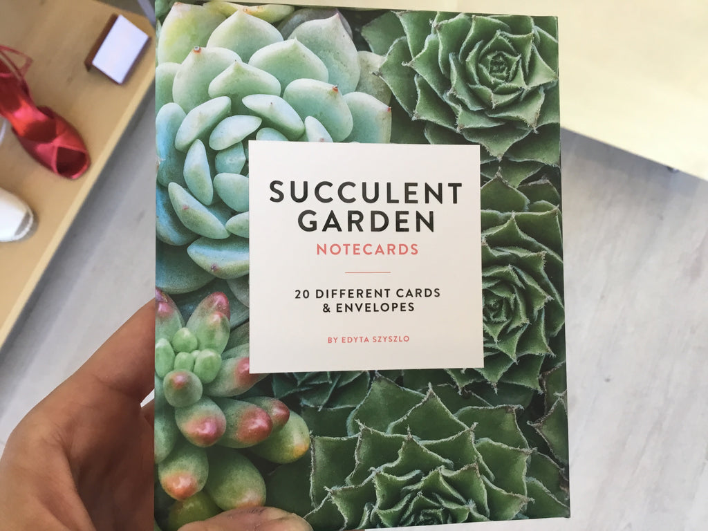 Succulent Garden notecards