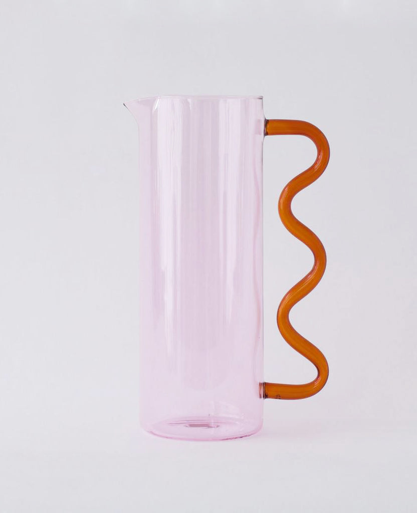 Wave Pitcher Pink